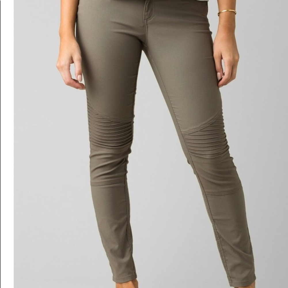 Prana Brenna Moto Pant Slate Green Size 4